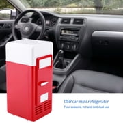 Beer Fridge, 7.64 X 3.54 X 3.54 Inch Portable Fridge, LED Mini USB Refrigerator Usb Interface For Cola