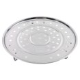 thumbnail image 4 of MYG Stainless Steel Steamer Tray Rack with 3 Detachable Stands, Round Steam Cooking Plate for Pots and Pans, 18-30cm Diameter, Silver, Multipurpose Kitchen Utensil for Steaming and Roasting, 4 of 10