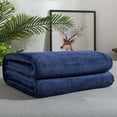 thumbnail image 1 of Clearance! Gspmoly Solid Color Flannel Blanket Summer Conditioning Blanket Office Nap Blanket -Layer Double-Sided Flannel Blanket All Season Thin Blanket Clearance, 1 of 6