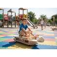 thumbnail image 4 of Toytexx Wooden Pedal Boat-Shape Ride-On Car – Indoor & Outdoor Ride-On Toy with Steering & Adjustable Seat, 4 of 5