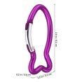 thumbnail image 4 of 10pcs Carabiner Clips Fish Shaped Carabiner Aluminum Carabiner Outdoor Carabiner Spring Snap Clips, 4 of 5