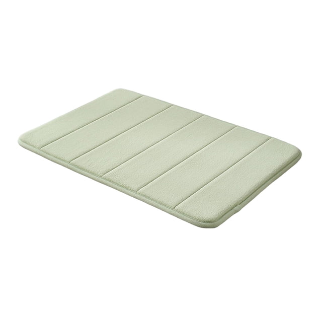 Memory Foam Bath Mat Set Soft Absorbent Non Washable Bathroom Rug Toilet Mat for Universal Comfort