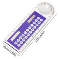 thumbnail image 3 of 3-in-1 10cm Solar Ruler Calculator Multifunctional Large Display Screen Mini Solar Card Ruler Calculator, 3 of 4