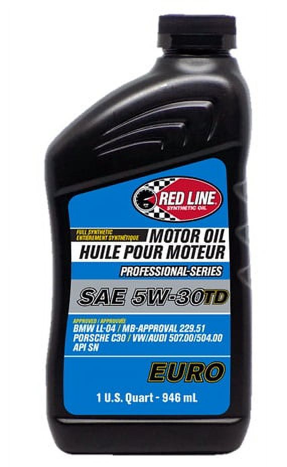 Red Line Oil 12224 Oil Professional Series Sae 5W-30 Fully Synthetic 1 Quart Bottle Single Turbo Diesel Oil