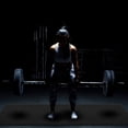 thumbnail image 2 of Tapis d'Exercice 120X60cm Équipement de Gym et de Mise en Forme pour Tapis Roulant Vélo Protège-Tapis de Sol Machine de Course Coussinet Absorbant les Chocs, 2 of 10
