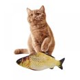 thumbnail image 3 of Électrique Cataire Jouets Chat USB Charge Jouets Chat Jouet Poisson Peluche Poupées, 3 of 4