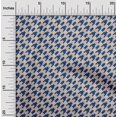 thumbnail image 2 of oneOone Rayon Navy Blue Fabric Houndstooth Craft Projects Decor Fabric Printed By The Yard 56 Inch Wide, 2 of 4