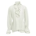 thumbnail image 1 of Chemise à Manches Longues Bandage Mode Haute Qualité Homme Gothique Blouse, 1 of 4