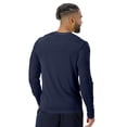 thumbnail image 3 of Hanes Mens Sport FreshIQ Cool DRI Long Sleeve Tee 2-Pack, S, Navy, 3 of 9