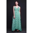 thumbnail image 2 of Bimba Robe Longue de Villégiature Imprimée pour Femmes avec Cordon, Bretelles Spaghetti, Tenue de Plage - Très Petit, 2 of 6