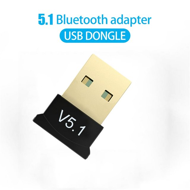 MesaSe V5.1 Wireless USB Bluetooth 5.1 Adapter Aux Transmitter Music Receiver Adapter for PC Laptop