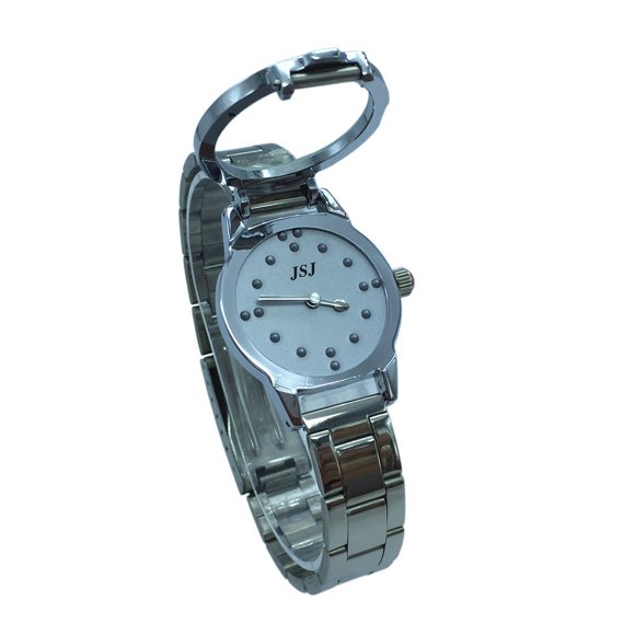 Montre Braille Tactile pour Personnes Aveugles Ou Aînées, Cadran Gris (pour Femme)