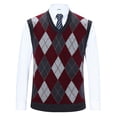 thumbnail image 1 of DPTALR Gilet Chandail Décontracté pour Hommes Uniforme Chandail en Tricot de Coton à Col en V Hauts Blouse, 1 of 3