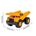 thumbnail image 2 of C Giant Dump Truck Toy Friction Drive Abs Material For Children Sand Pit Transport Concentration Cultivation, 2 of 5