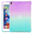 thumbnail image 1 of iPad 10.2 Case, iPad 8th 7th Gen Case, Osnuoph Soft TPU Silicone Gradient Shockproof Anti-scratch Protection Drop Proof Back Cover Shell for Apple iPad 8th 7th Generation 2019, Purple/Mint, 1 of 10