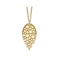 thumbnail image 1 of Collier Pendentif Poli en Or Jaune 14K avec Chaîne, 1 of 4