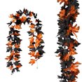 thumbnail image 2 of LSLJS Halloween Decoration Artificial Leaf Garland Rattan Hanging Maple Leaf Garland Indoor Home Halloween Christmas Party Mantel Decoration Halloween Maple Leaf Vine, 2 of 6