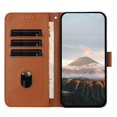thumbnail image 4 of Premium Flip Case for iPhone 17 Pro Carbon Fiber Texture, Stand & Magnetic Clasp Brown, 4 of 7