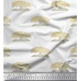 thumbnail image 1 of Soimoi Rayon Crepe Fabric Tree Block Fabric Prints by Yard 46 Inch Wide, 1 of 3
