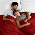 thumbnail image 4 of Bare Home Polar Fleece Bed Blanket - Lightweight - Premium Fleece - Throw, Red, 4 of 7