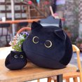thumbnail image 3 of (1 Pack) Jeter Oreiller Peluche Poupée Mignon Mignon Chat (Yeux Bleus Blancs 40cm), 3 of 5