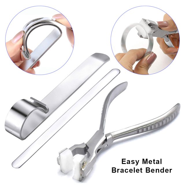 Becaristey Bracelet Bend Machine Bangle Reusable Bender Jewellery Bending Bar Tool Plier Bender M Strip