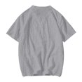 thumbnail image 2 of T-shirt à Imprimé Cocotier à la Mode pour Hommes, Manches Courtes, Col Rond, Décontracté, Tendance Fleur pour Hommes, Haut Basique Stylé, 2 of 4