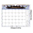 thumbnail image 3 of Calendrier Mural à Motif Floral pour la Planification Quotidienne et la Planification Mensuelle, 3 of 9