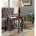 thumbnail image 2 of Convenience Concepts Tucson 2-Piece Nesting End Table Set in Cherry Wood Finish, 2 of 4