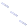thumbnail image 1 of Maytalsory Tooth Brush Toothpaste Storage Box with Lid Portable Smooth Cases Chopsticks Forks Organizer Travel Office Party Transparent White 3Set, 1 of 6