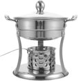 thumbnail image 3 of KAKOWELY hotpot pot Single Hot Pot with Stove Stainless Steel Hot Pot Household Hot Pot Stock Pot Stove Design Hot Pot9.06"X7.48"X7.09", 3 of 4