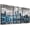 Blue Modern City, variant on Wall Decor Living Room Modern City New York Pictures Canvas Wall Art for Bedroom Poster for Office Farmhouse 3 Pieces Set Wood Framed Night Scene Prints Paintings for Home Decorations