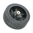 thumbnail image 1 of lionlar Toy Car Tire Accessories Easy to Install Sturdy Spare Part Rubber Wheel Tire 4mm coupling, 1 of 9