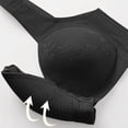 thumbnail image 3 of VEKDONE Woman's Lace Fashion Thin Style Ventilate Front Buckle Bra Without Steel Rim Black 42/95BC, 3 of 5