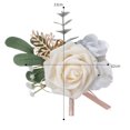 thumbnail image 4 of YAOMOBB Adjustable Ribbon Wrist Flower Adjustable Ribbon Wrist Flower Elegant Decor for Wedding Party and Prom, 4 of 5
