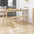 thumbnail image 4 of Gymax 18'' Dining Stool Set of 2 Backless w/ Rubber Wood Frame Woven Paper Seat Kitchen, 4 of 8
