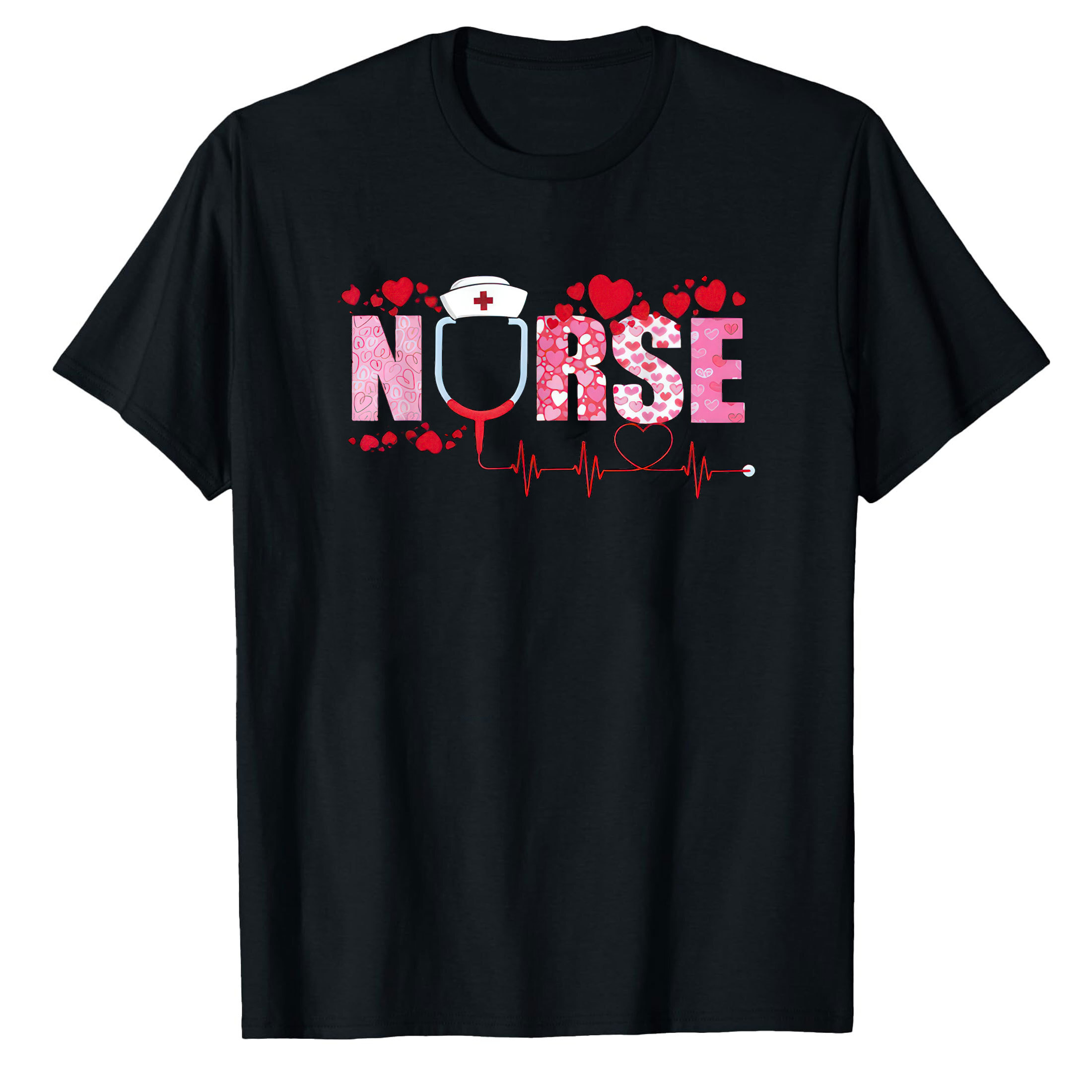 AALJY Nurse Valentines Day Heart Stethoscope Cute Love N