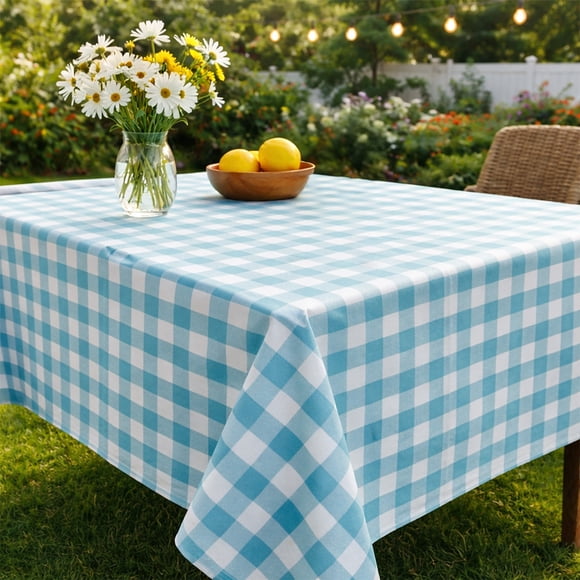 Hometrends Indoor/Outdoor Fabric tablecloth