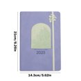 thumbnail image 3 of Meitianfacai 2025 Academic Year Weekly Notebook Planner Schedule Notebooks Scrapbook Strap On Notepad Pad Student Schedule Planner Business Travel Journal, Back to School Supplies(Purple), 3 of 9