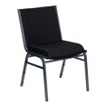 thumbnail image 3 of 4 Pk. HERCULES Series Heavy Duty Black Dot Fabric Stack Chair, 3 of 9