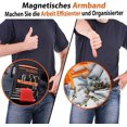 thumbnail image 3 of Lightweight & Breathable Magnetic Wristband For Holding Screws And Nails, Perfect Stocking Stuffers With Elastic Band For Adjustable Fit, Unique, 3 of 5