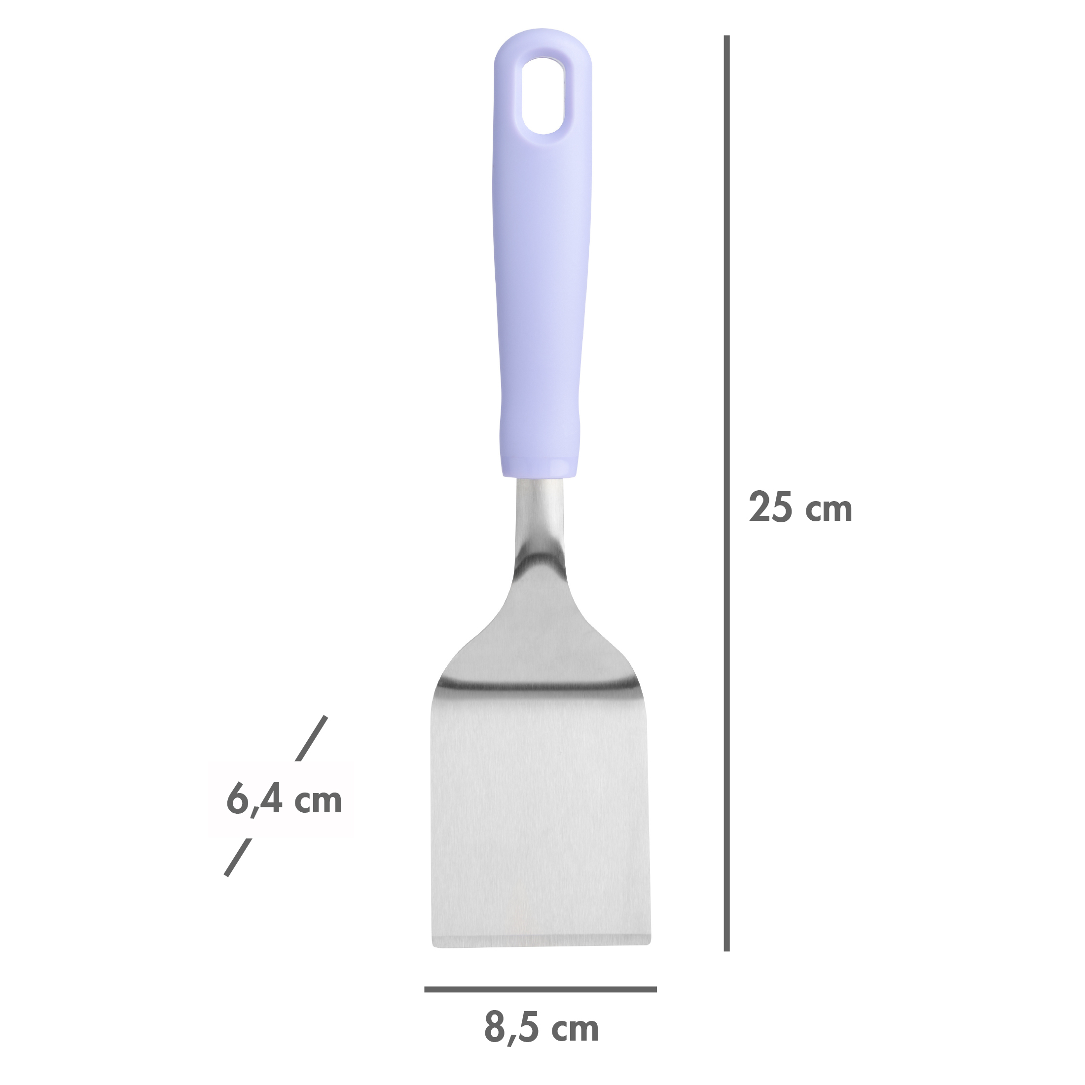 Spatule à dessert et à brownies en acier inoxydable Tout pour célébrer mauve, outil de pâtisserie pour Pâques