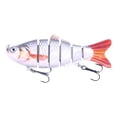 thumbnail image 2 of BKER Hameçon de Poisson 3D de Simulation Forme de Poisson Réaliste Fournitures de Pêche pour Lac Rivière pour Amateurs de Pêche Débutants, 2 of 5