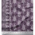 thumbnail image 2 of Soimoi Rayon Fabric Leaves Panel Decor Fabric Printed Yard 42 Inch Wide, 2 of 3