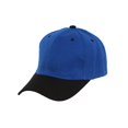 thumbnail image 1 of Two-Tone   Adjustable Baseball Cap, Royal/Black, 1 of 2