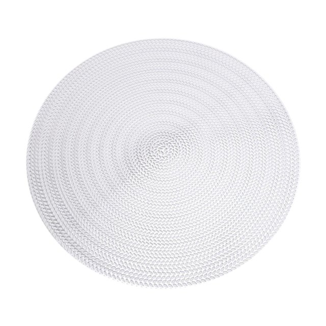 jifeng Set de Table Rond Tissé Nordique Décoratif pour Comptoir Mariage Maison