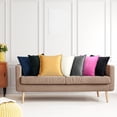 thumbnail image 3 of PiccoCasa Soft Velvet Throw Pillow Covers, Solid Cushion Covers Gray 18"x18", 3 of 7