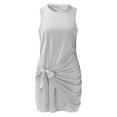 thumbnail image 5 of TJAZFJPA Robes Formelles Grande Taille pour Femmes Nouvelle Jupe Robe Sans Manches à Col Rond Plissée Irrégulière d'Été Robe Violette Longues Robes d'Été pour Femmes, 5 of 5