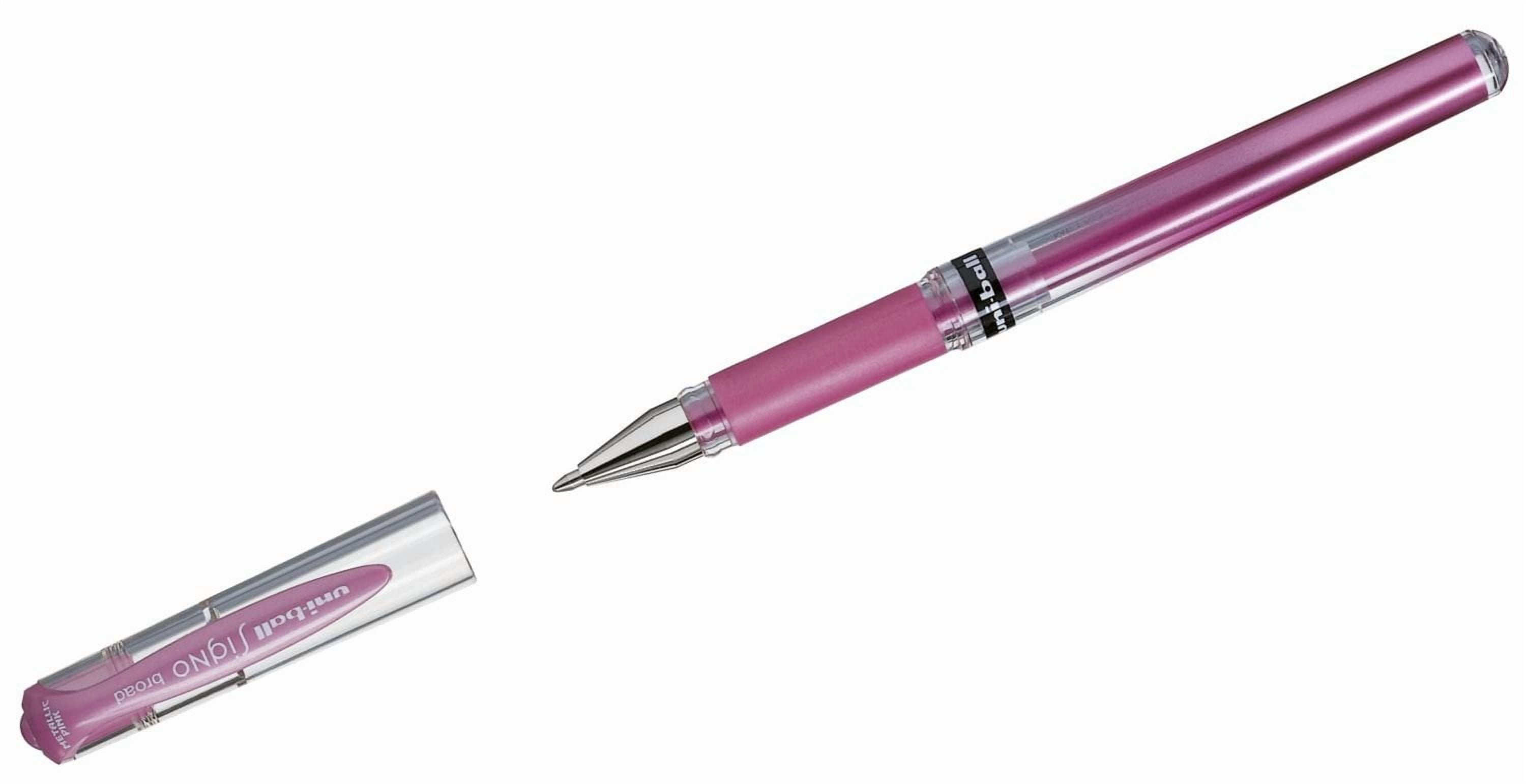uni-ball 146830 1.0 mm"Signo Um-153" Gel Pen - Pink Metallic