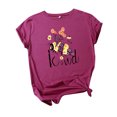 thumbnail image 1 of T-Shirts à Manches Courtes pour Femmes T-Shirts Décontractés pour Femmes à Imprimé Graphique Floral T-Shirt à Manches Courtes pour Enseignante Hauts T-Shirts pour Femmes Décontractés, 1 of 4